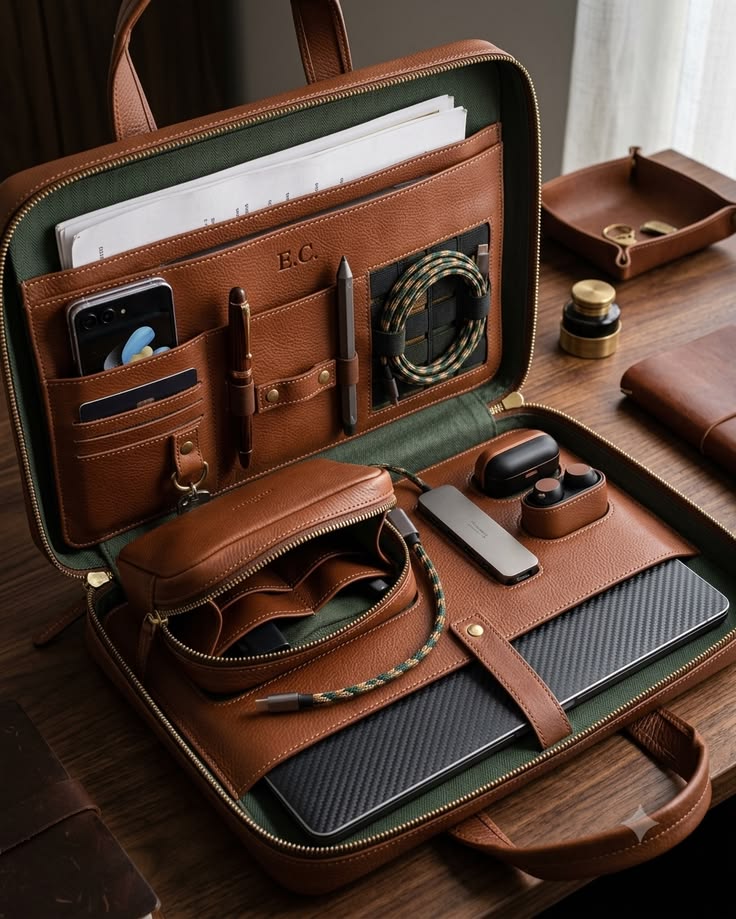 Leather Tech Folio
